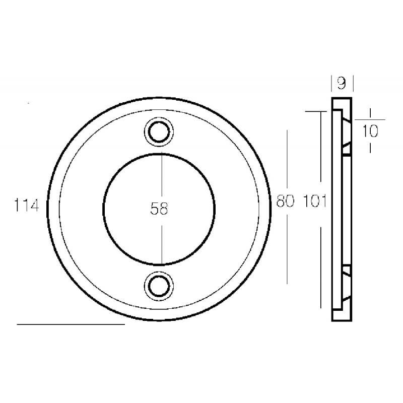 Enrico Polipodio Collar 250/270/275 Hp 00702 Ánodos Volvo Penta