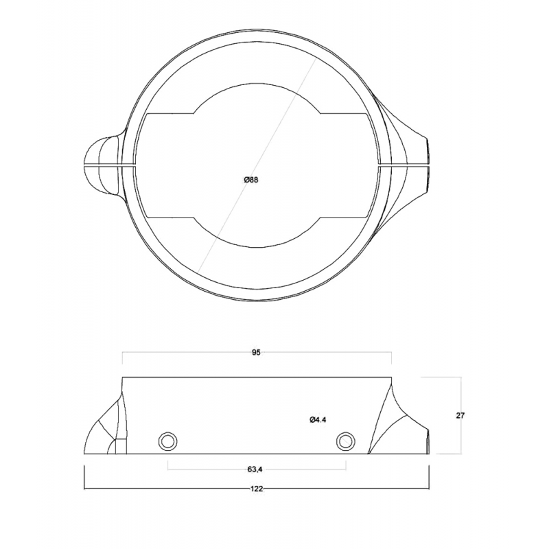 Collar de zinc Tecnoseal para transmisión Sail Drive 00706-1