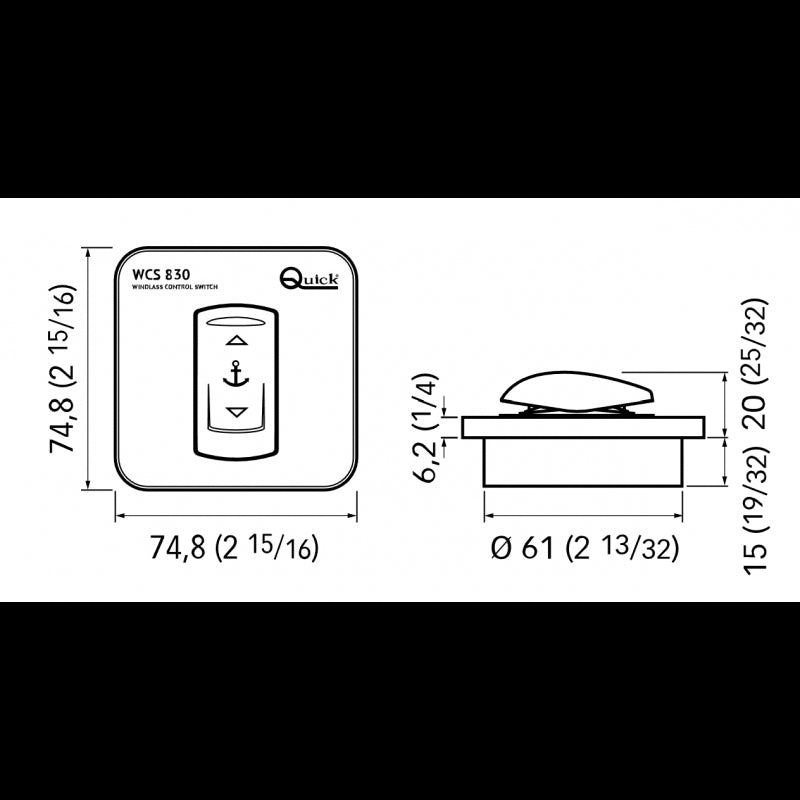 Quick Comando Da Plancia FPWCS8300000B00