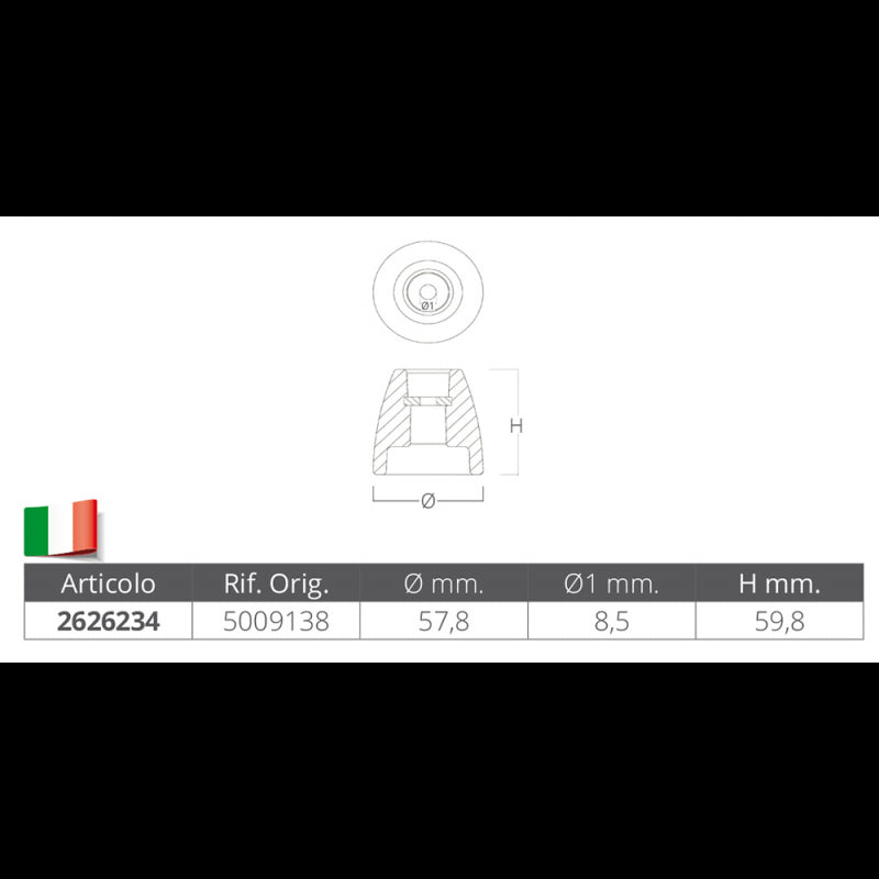 Tecnoseal Cono In Zinco 00939