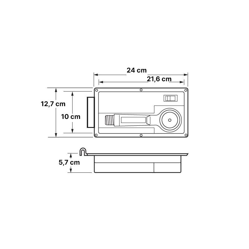 Attwood Contenitore Doccetta Da Ponte ATT-4131-4