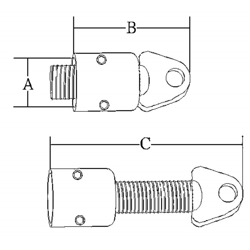 Marine Town Nautica Coppia Di Giunto Inox Diametro mm 22 9114659
