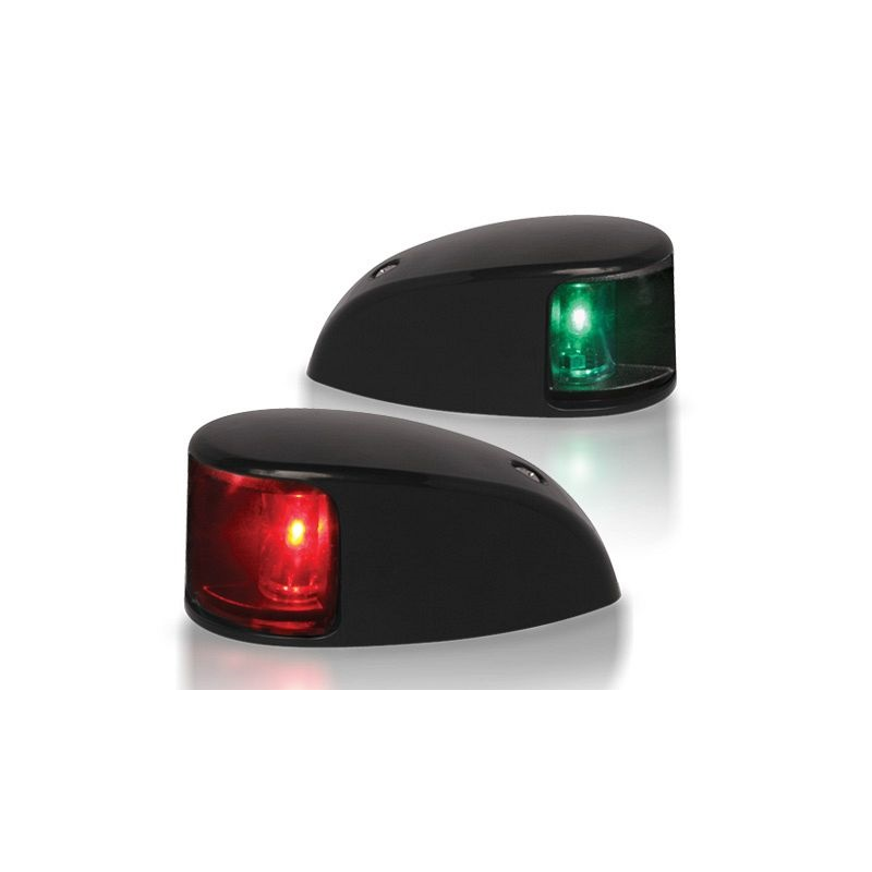 Hella Marine Fanali Neri Led Serratura Da Montaggio Ponte nautica 2LT 980 620-801