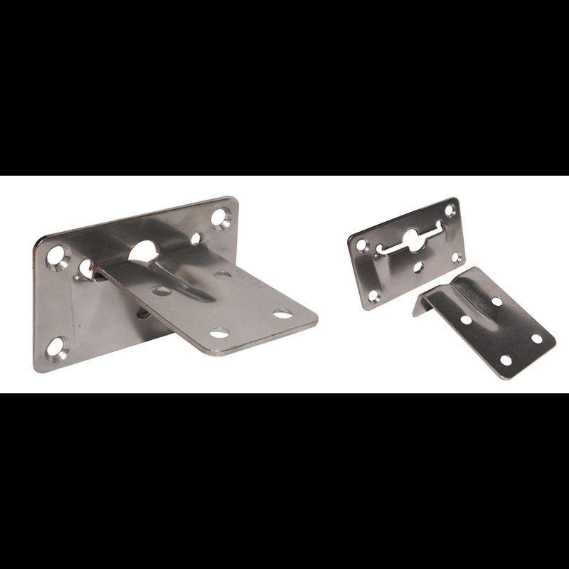 AAA Pair of Stainless Steel Shelf Supports 54081