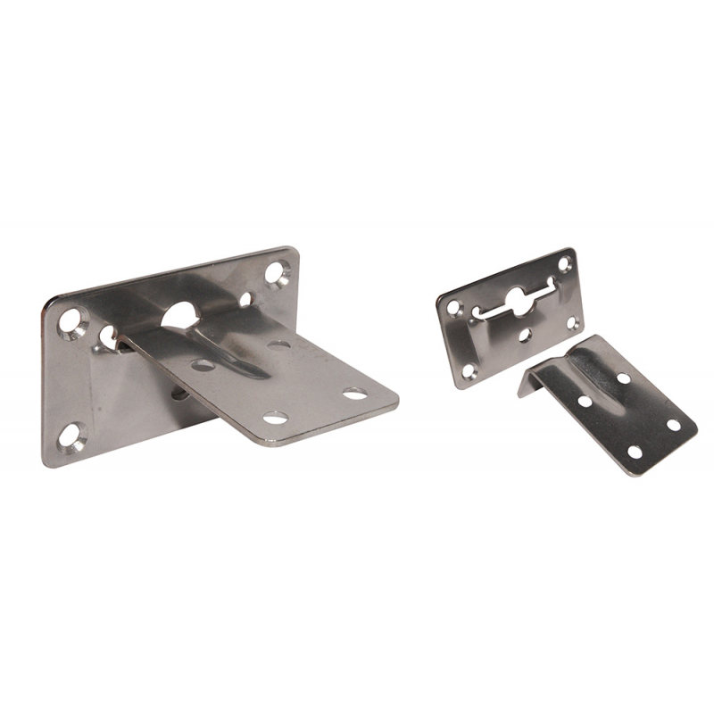 A.A.A. Coppia Supporti Inox Per Mensole 54081