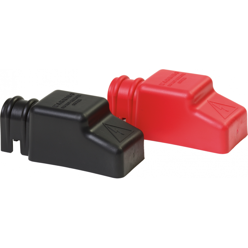 Cubiertas de terminales Blue Sea Rojo-Negro 4018-BSS