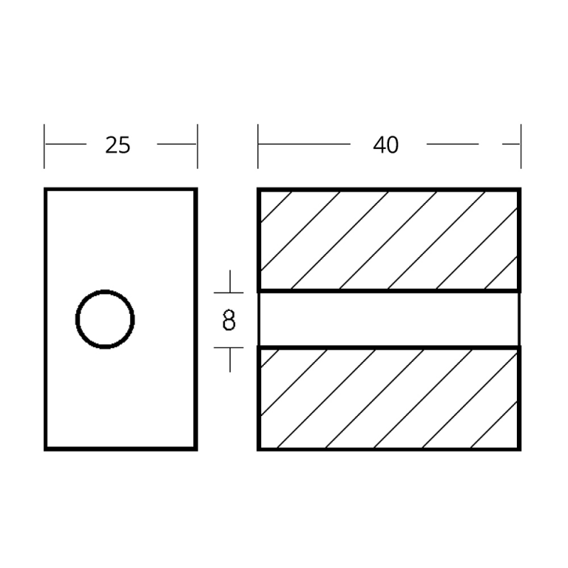 Cubo de zinc Enrico Polipodio para motores fueraborda 00907