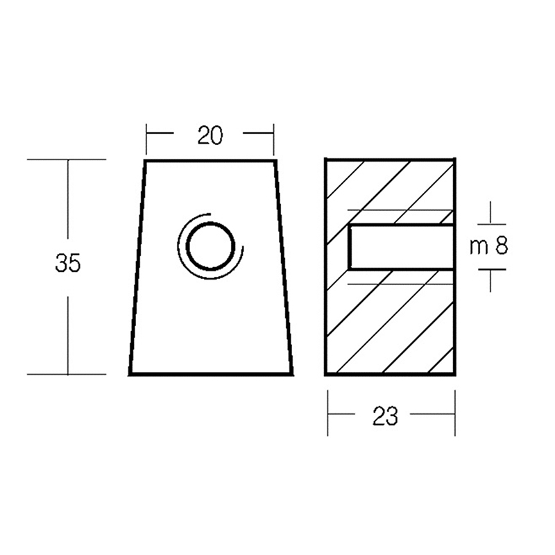 Tecnoseal Cubo In Zinco 01132