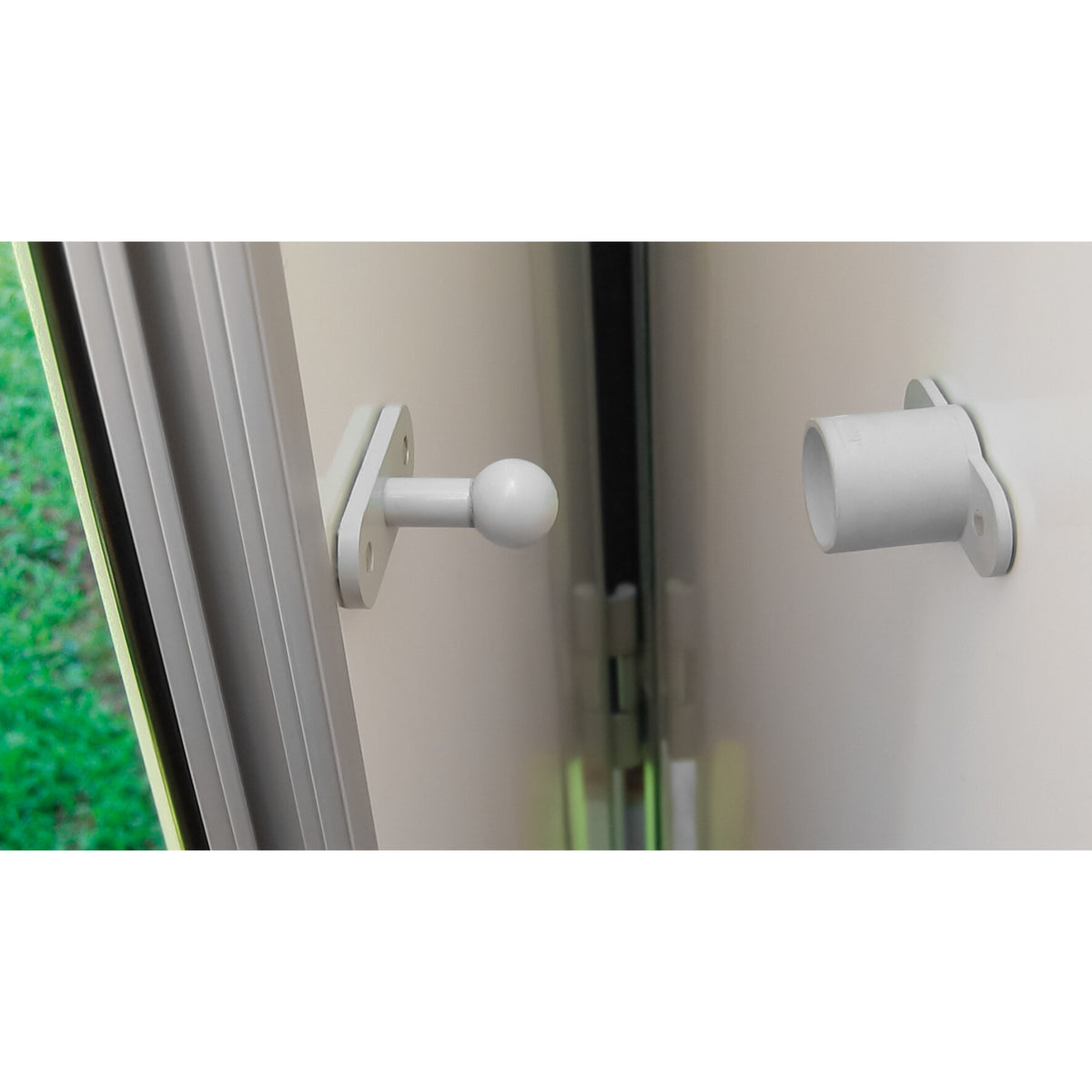 Fiamma Stopper fermaporta esterno in plastica grigio per camper