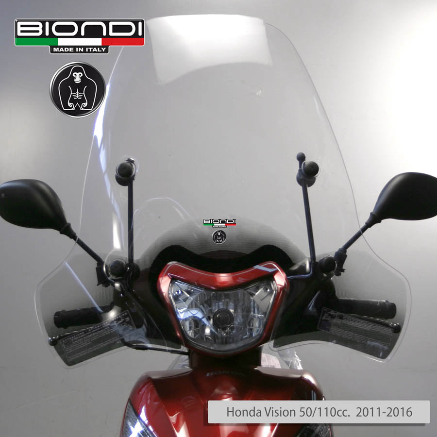 Biondi Parabrezza Club + Attacchi OVER b3 125 cc. 2013-2016 - MPN 8061223