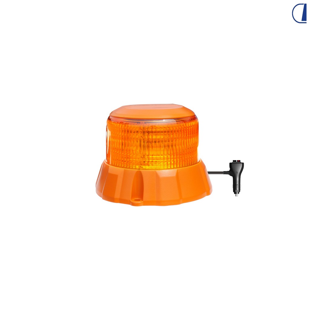 Girofaro LED ambra con cavo accendisigari