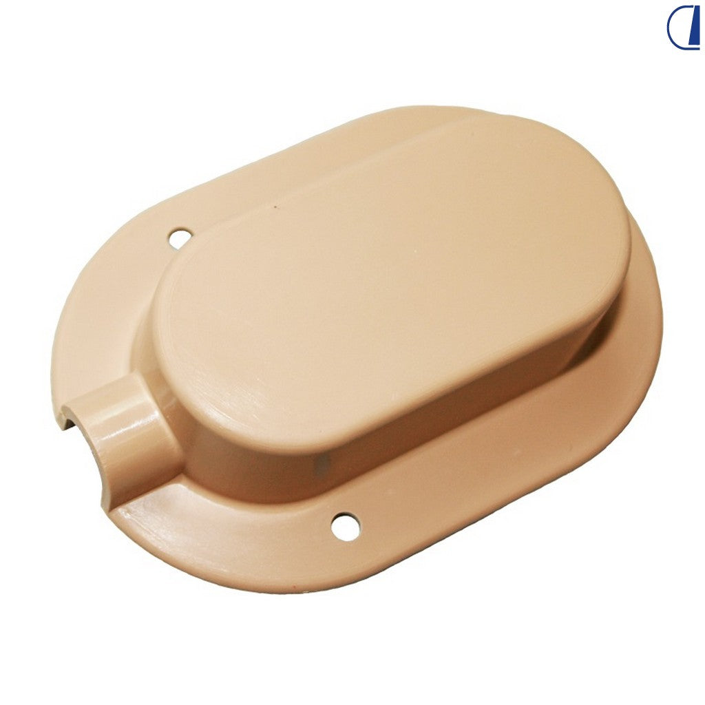 Di-Tec Copertura passacavo per pannello solare camper beige