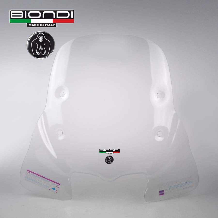 Biondi Parabrezza Club Schermo Trasparente HP Hupper Montclair 125/151cc 4T 2011