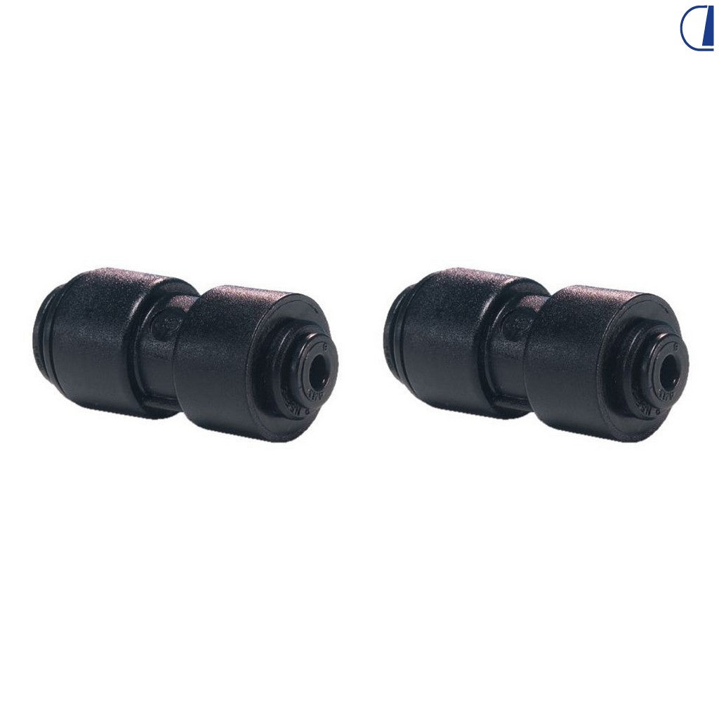 John Guest Raccordo intermedio con riduzione 12/10 mm – conf. 2 pz