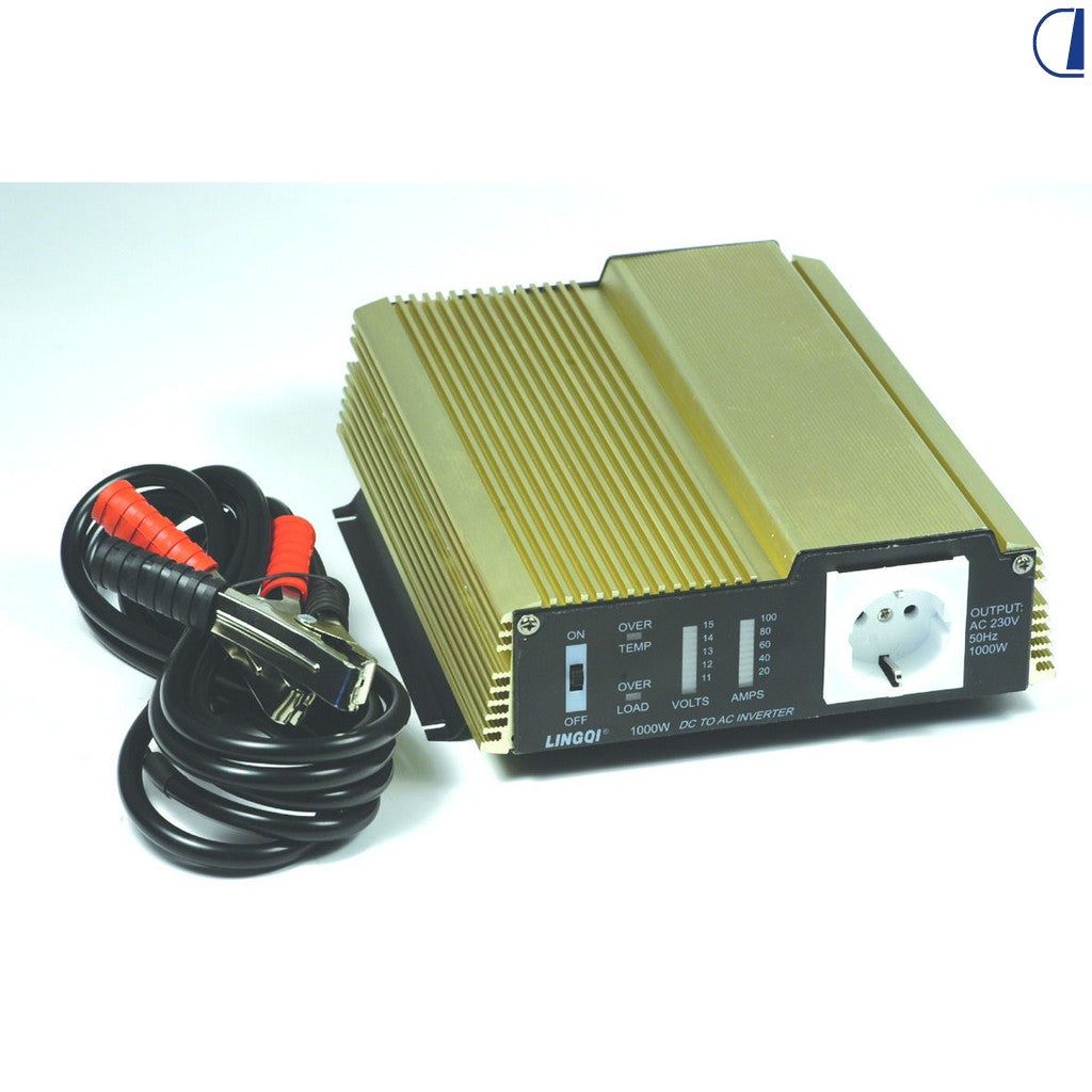 Di-Tec Inverter 24V CC → 230V CA 1500W onda sinusoidale modificata