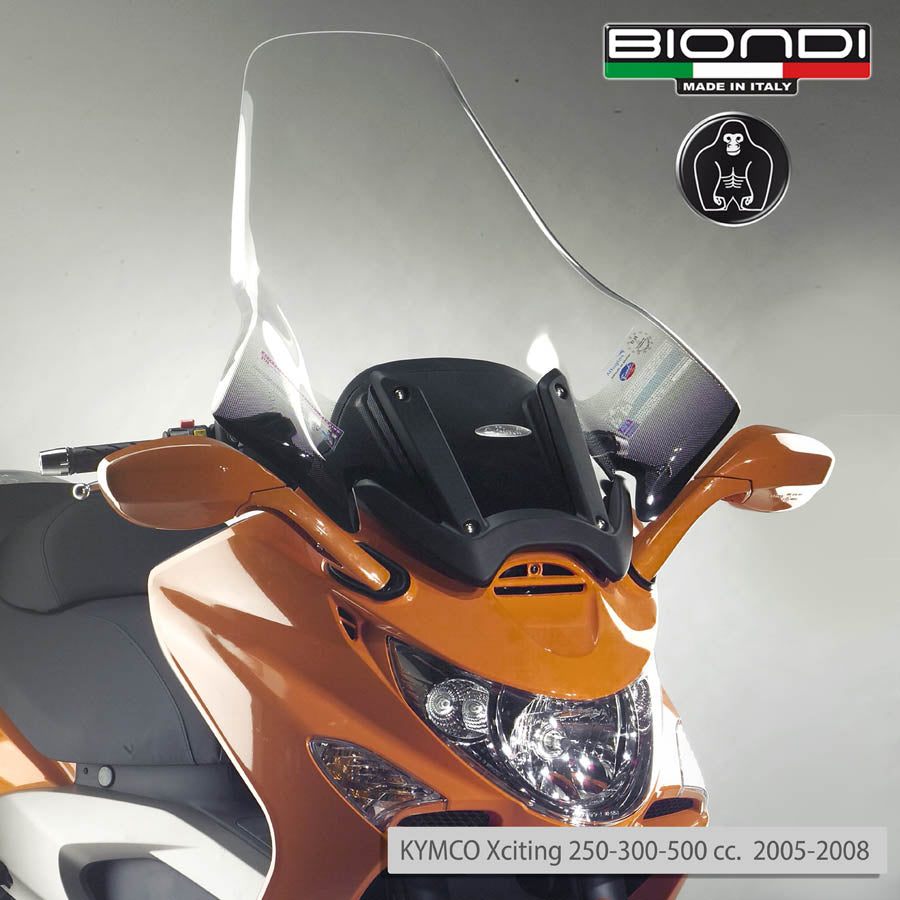Biondi Club Parabrezza Trasparente KYMCO Xciting 250/300/500 2005-2008