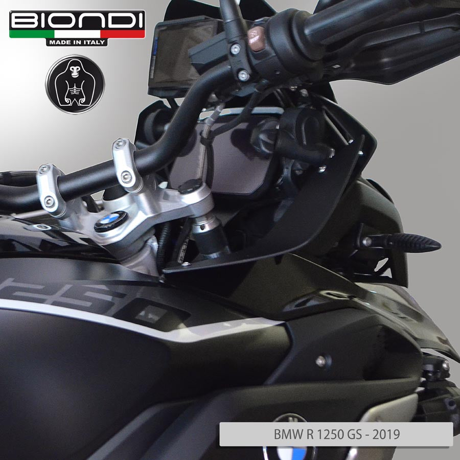 Biondi Deflettori Aria Nero Satinato BMW R1200GS 2017-2018 e R1250GS 2019-2023