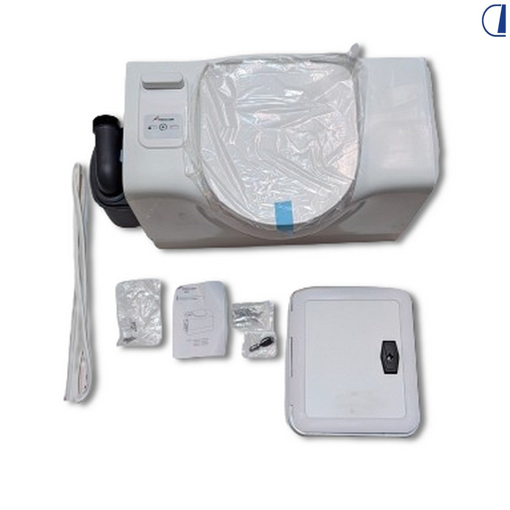 Di-Tec WC a panca per camper con accessori apertura sinistra