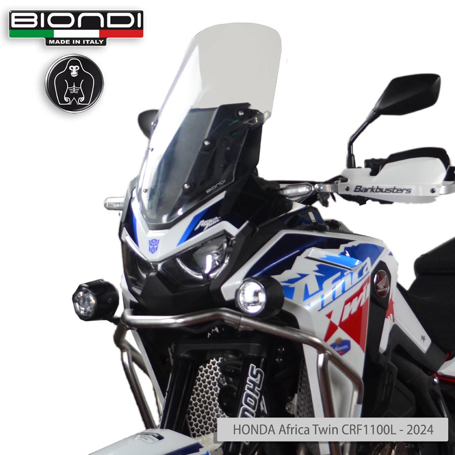 Biondi Cupolino Touring Trasparente Honda Africa Twin CRF1100L 2024+