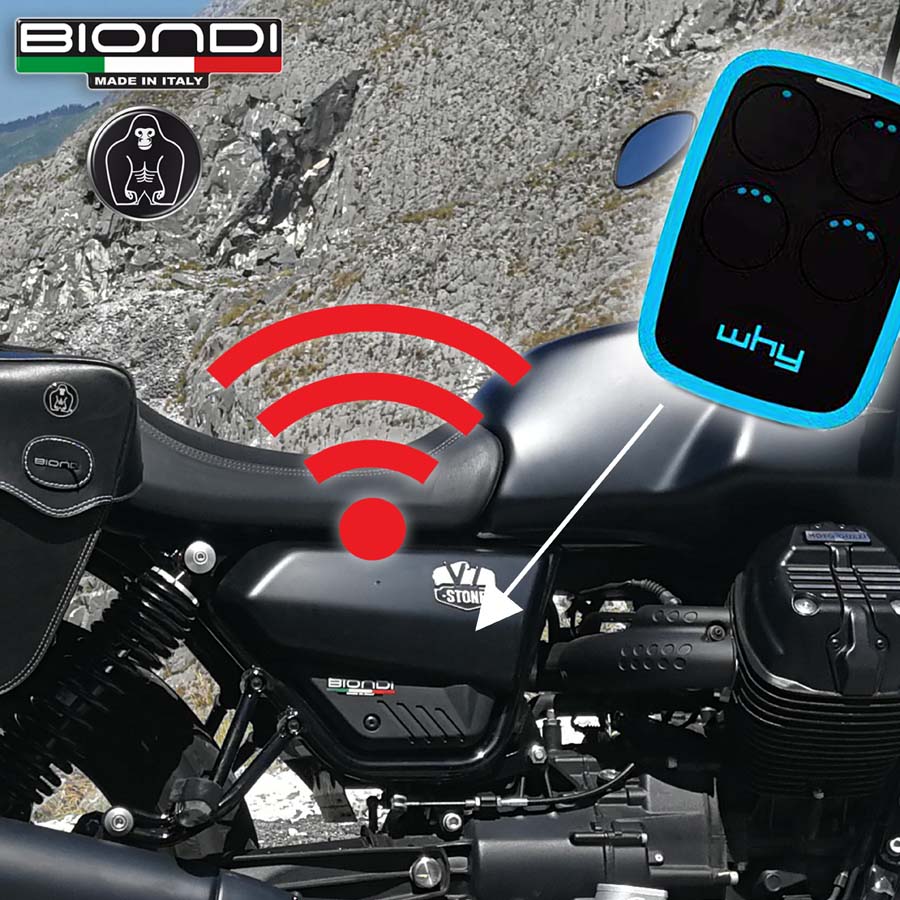 Biondi Radiocomando Apricancello da Moto 1 o 2 Pulsanti SC0001
