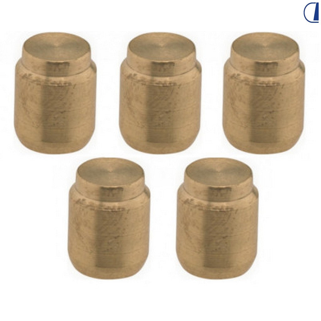 GOK Tappo di chiusura in ottone – Conf. 5 pz
