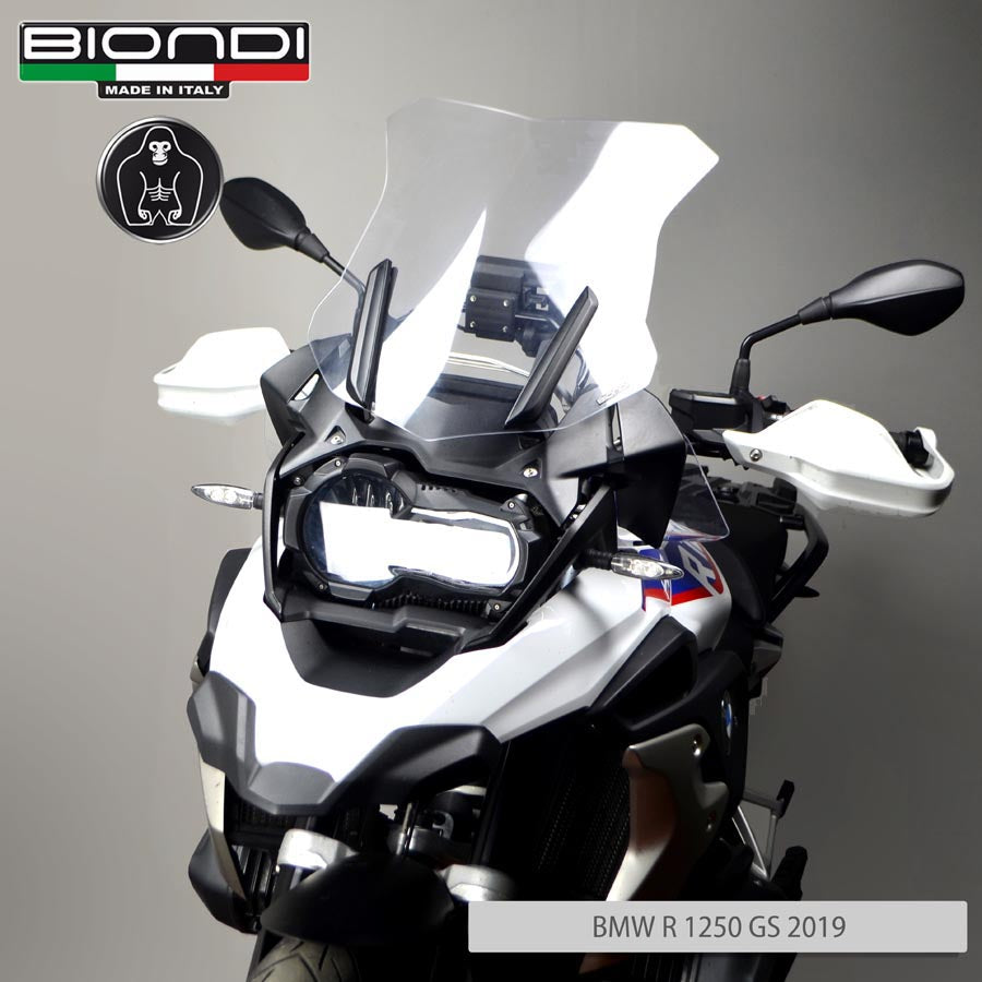 Biondi Cupolino Alto Trasparente Linea Gust BMW R1200GS e R1250GS - Large