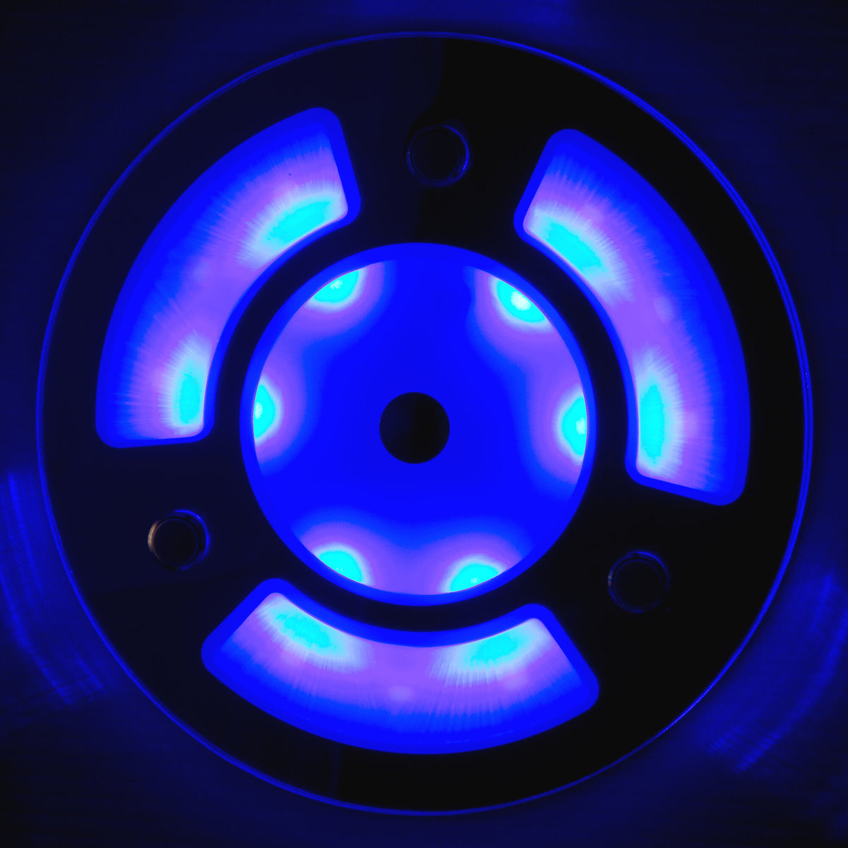 Plafoniera LED da soffitto rotonda Nightlight Round 130 mm 4,7 W luce notturna blu