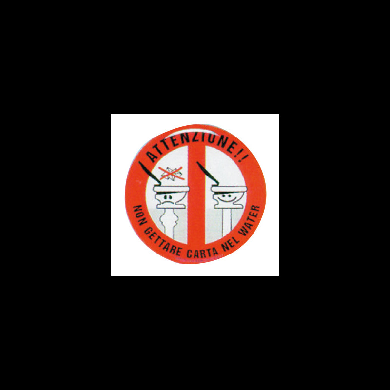 Erregrafica Divieto Carta Wc Rilievo 5252179 NAUTICA