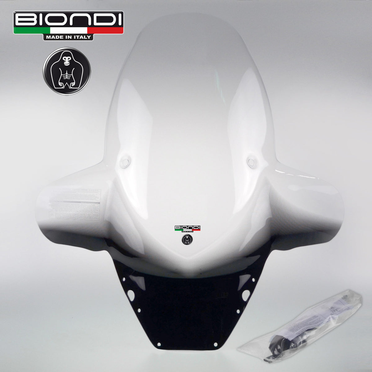 Biondi Club Parabrezza Trasparente Malaguti Madison 125/150/250 cc 1999-2002