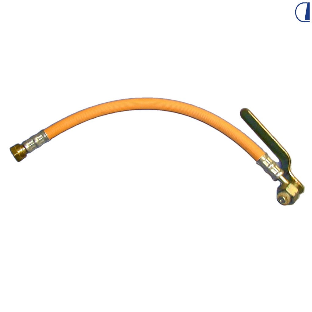 GOK Tubo flessibile gas alta pressione attacco IT raccordo 90° 450 mm