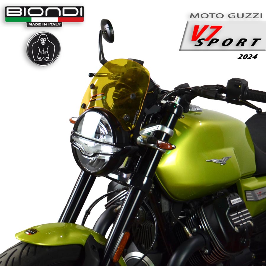 Biondi Cupolino Caffè Giallo Moto Guzzi V7 III/IV, V7 Sport, V9 Bobber - MPN 8010411