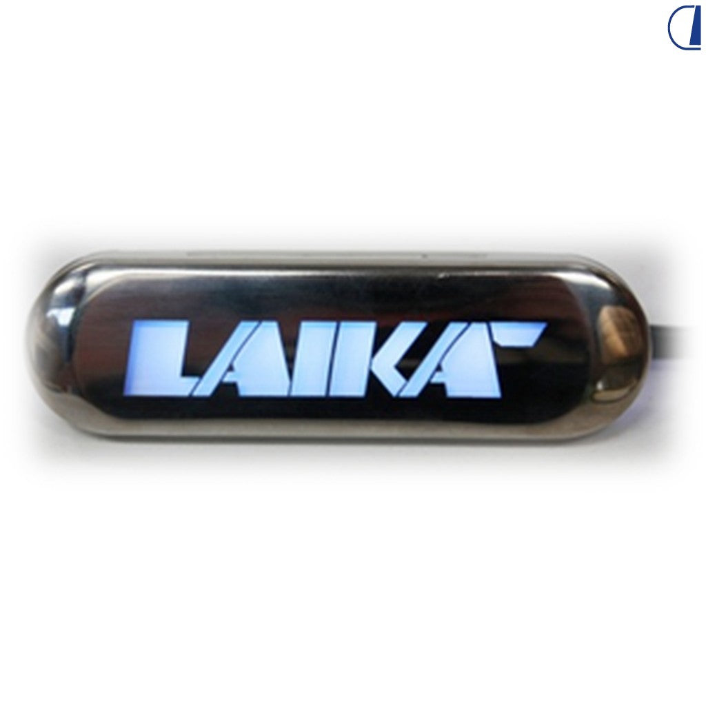 Luce gradino da incasso impermeabile con cover inox logo Laika