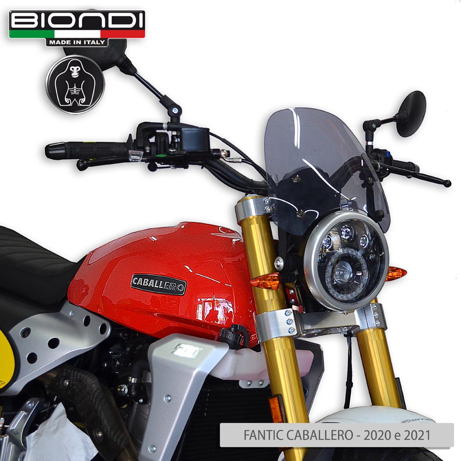 Biondi Cupolino Sport Fumè Chiaro Fantic Caballero 125/250/500 – MPN 8010402