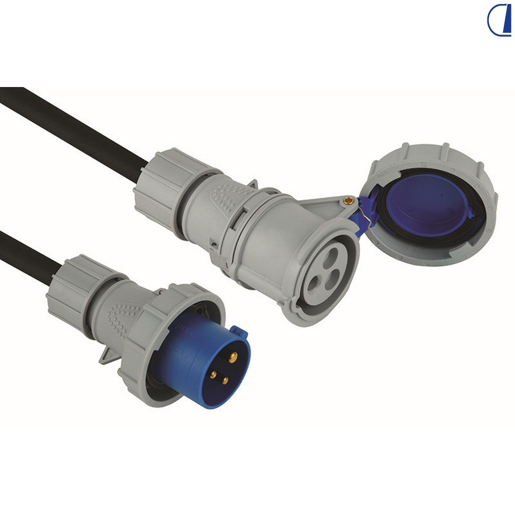 Di-Tec Prolunga 20 m neoprene 3x2,5 mm² spina/presa CEE IP67