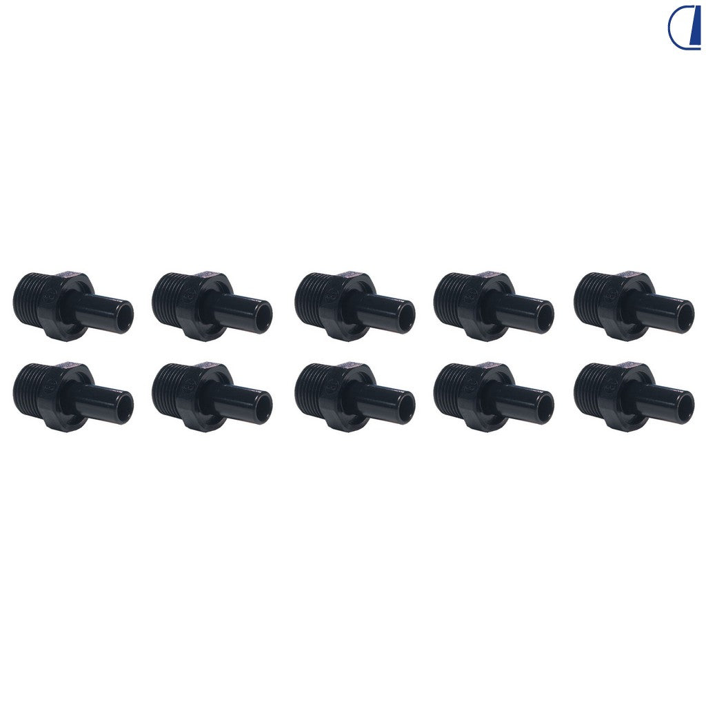John Guest Riduzione codolo 12 mm filetto maschio 3/8" BSP conf. 10 pz