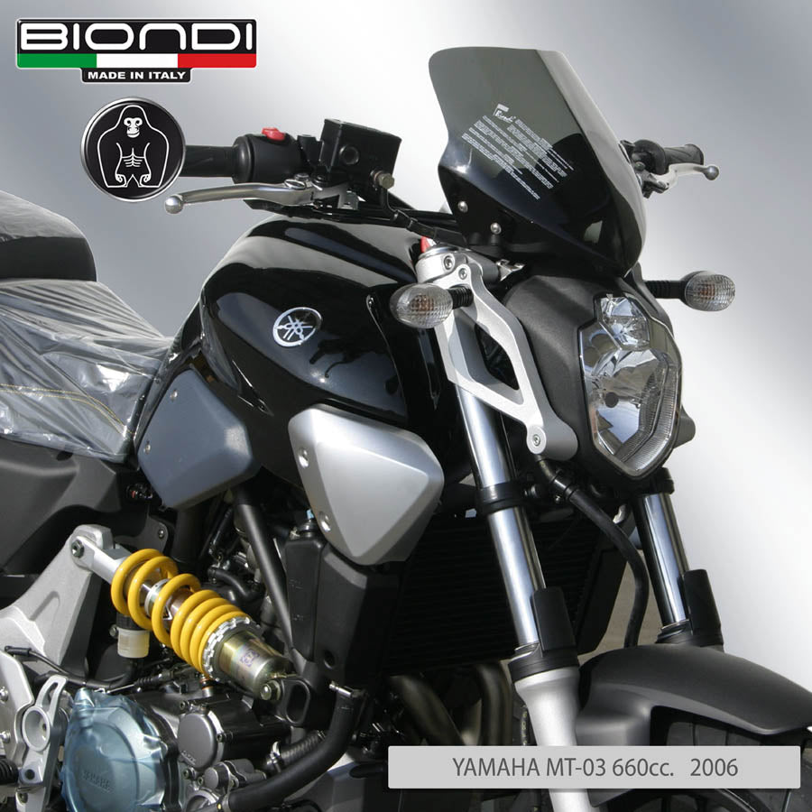 Biondi Gust Cupolino Fumé Scuro Yamaha MT-03 660 2006-2015