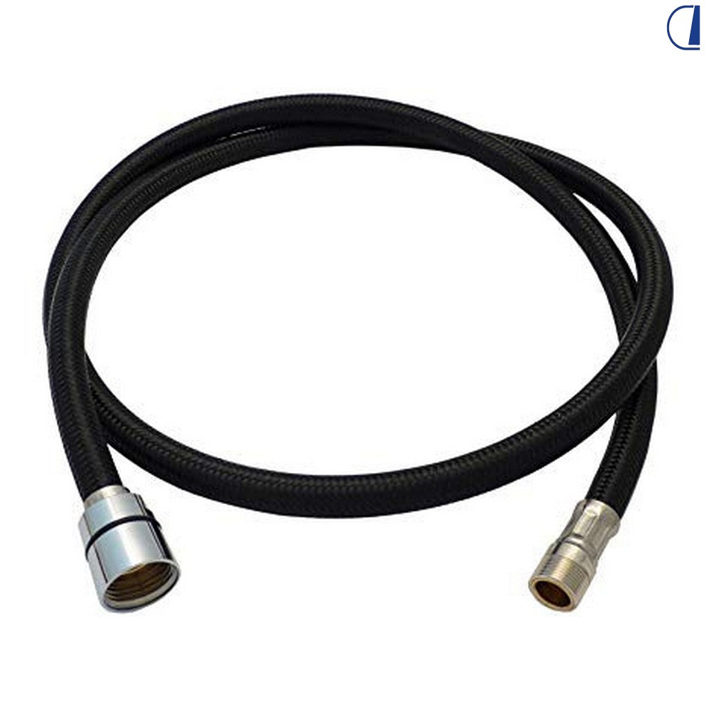 Di-Tec Tubo doccia in nylon nero 150 cm attacco F 3/8 – M 15×1
