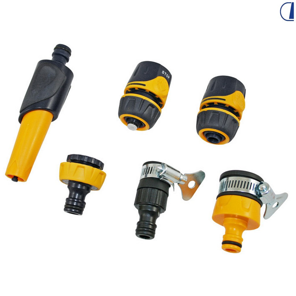 Di-Tec Set raccordi per tubo da giardino Orinoco All-In-1