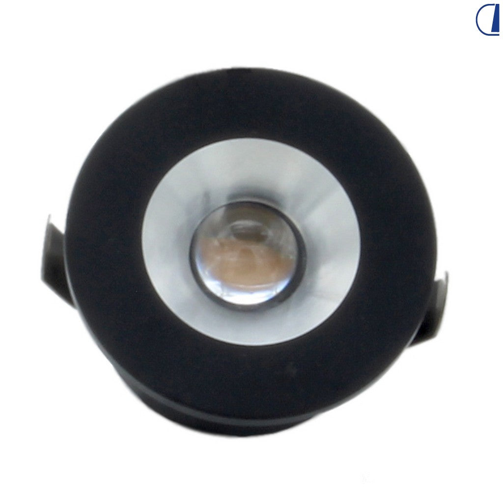 Minispot LED da incasso con lente trasparente foro Ø 30 mm