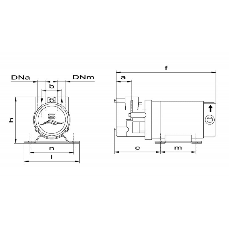 Gianneschi 12 Volt ACB Elektropumpe 01AAC610G
