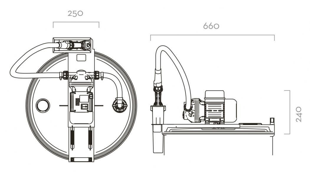 Piusi Suzzarablue Drum erogatore AdBlue 230V per fusti