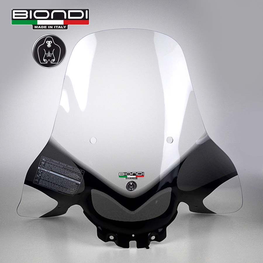 Biondi Parabrezza Club Trasparente KYMCO Dink 50/125/200i 2007 con Attacchi