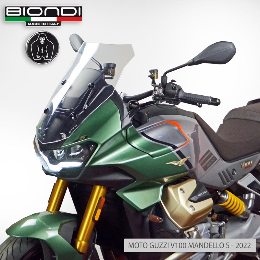 Biondi Cupolino Touring Trasparente Moto Guzzi V100 Mandello e Mandello S