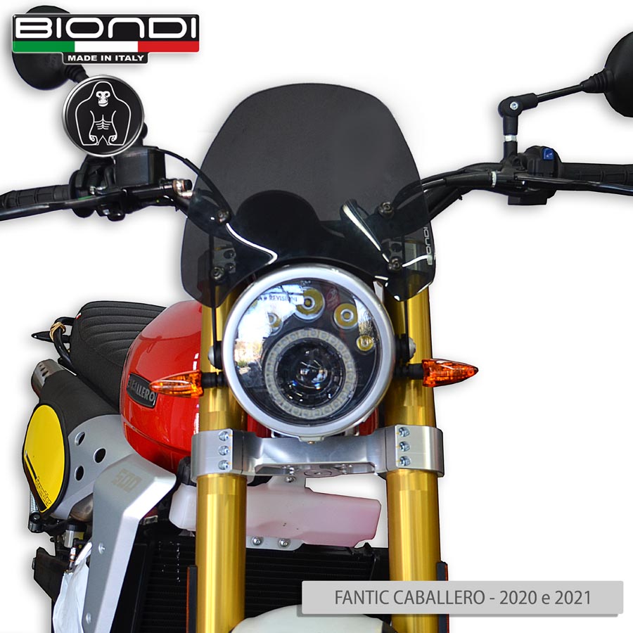 Biondi Cupolino Sport Fumè Scuro Fantic Caballero 125/250/500 - MPN 8010401