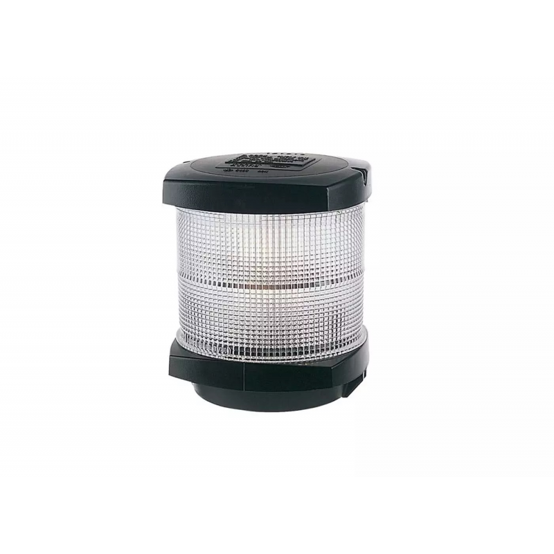 Faro delantero marino Hella 2984 negro, luz blanca de 360 grados, 2LT 002 984-505