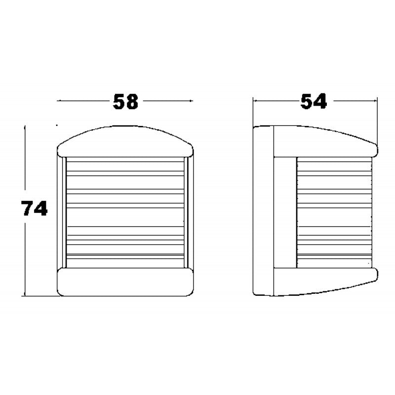 FNI Fanale Prua 225 Gradi Zeus L3680560F