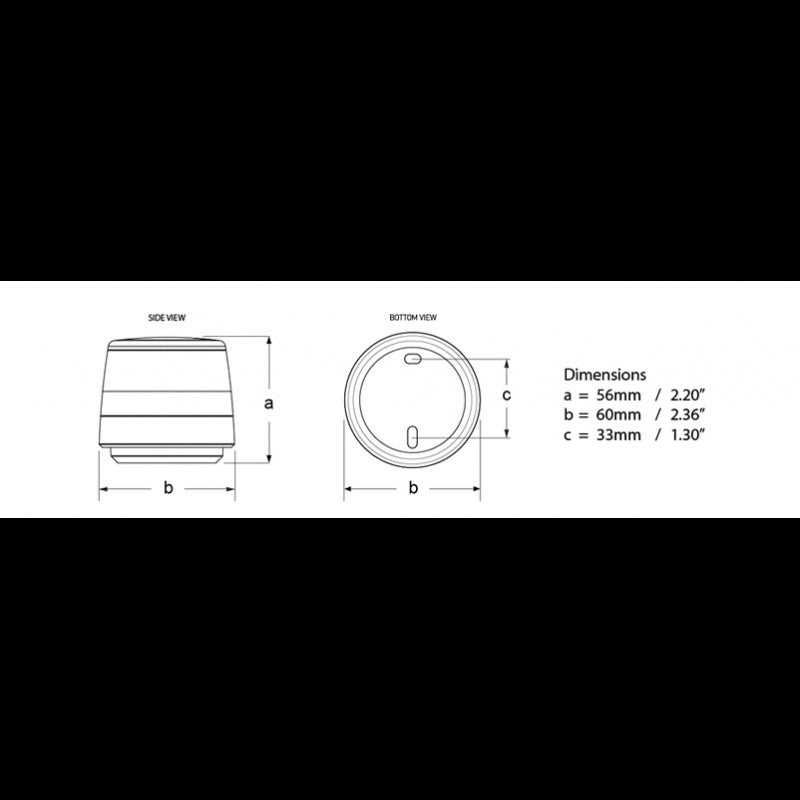 Hella Marine Naviled 360 Compact Black nautical 2LT 980 960-001