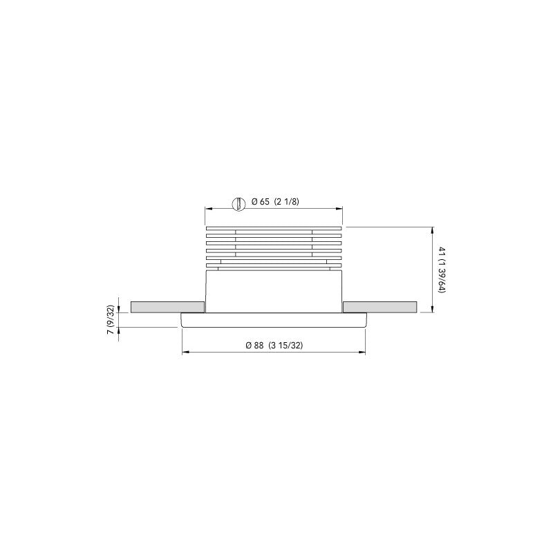 Quick Nautical Boat Light Recessed Clear 6W FASP2872X12CG00