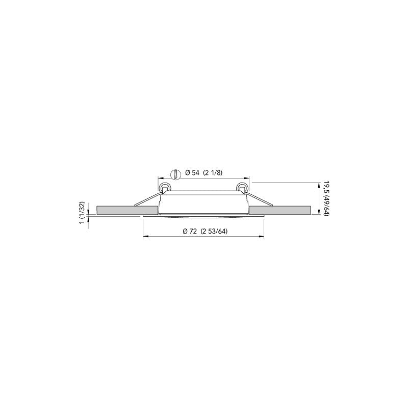Quick Faretto Nautico Barca ad Incasso Todd Bianco FASP5803W12CA00