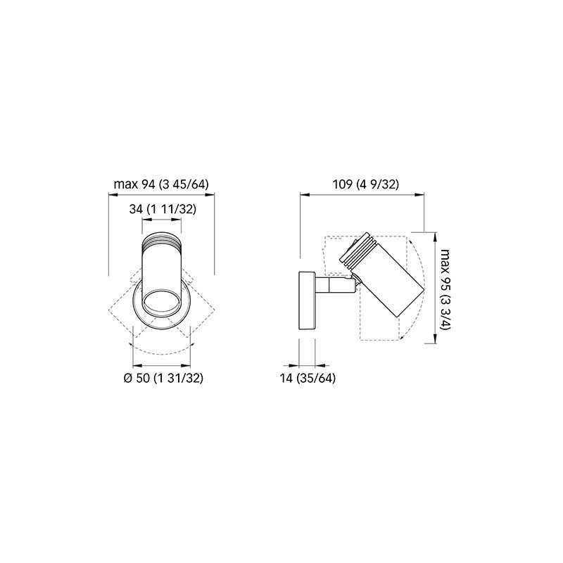 Quick Luce Nautica Barca Orientabile Modello Jacob FASP2102CC10D00